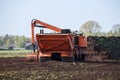 Special machine for peat extraction, raised bog in the Venner M