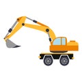 Special machines for construction work. Forklifts, concrete mixer, cranes, excavators, tractors, bulldozers, trucks