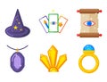 Special magic symbol magician fantasy carnival mystery tools
