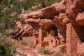 The special Manitou Cliff Dwellings museum