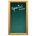 Special menu blackboard