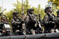 Special Naval Warfare Force. Marine Infantry Units during display of Spanish Armed Forces Day