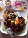 Special Nepali dishe #Chicken #roast Royalty Free Stock Photo