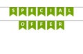Special offer ribbon banner Royalty Free Stock Photo