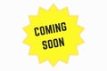 Coming Soon Sign. Royalty Free Stock Photo