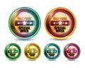 Special Offer 'Best Price' Button Set Royalty Free Stock Photo