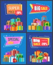 Special Offer Big Sale Super Price 20 Off Discount Royalty Free Stock Photo