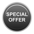 Special offer black round button