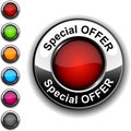 Special offer button. Royalty Free Stock Photo