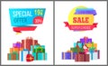 Special Offer Final Price Exclusive Sale Posters Royalty Free Stock Photo