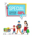 Special Offer with 50 Off Promotional Poster