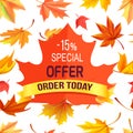 Special Offer - 15 Order Today Promo Advertisement