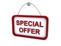 Special offer sign Royalty Free Stock Photo