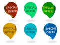 Special offer sign Royalty Free Stock Photo