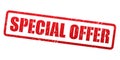 Special offer stamp Royalty Free Stock Photo