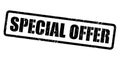 Special offer stamp Royalty Free Stock Photo