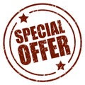 Special offer stamp Royalty Free Stock Photo