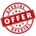 Special offer stamp Royalty Free Stock Photo