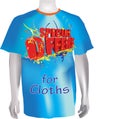 Special offers for cloths on T-shirt Royalty Free Stock Photo