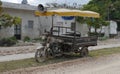 Special old motorbike Transportation in Mexco