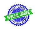 SPECIAL ORDER Bicolor Rosette Grunge Stamp