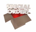 Special Order Custom Product Made for You Box