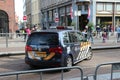 Special police car in the center of the Hague during princeday