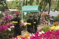Special police patrol in Ho Chi MInh, Vietnam