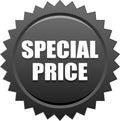 Special price seal stamp badge black Royalty Free Stock Photo