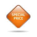 Special price web button Royalty Free Stock Photo