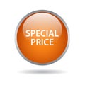 Special price web button Royalty Free Stock Photo
