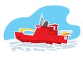 Special purpose ships. Icebreaker. Sea transportation.