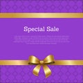 Special Sale Promo Poster Place for Text Framed