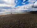 Special black sand beach in Bataan,Philippines.