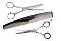 Special scissors for work of hairdresser, for hair