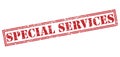Special services red stamp