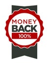 Special shopping offer, money back guarantee isolated icon Royalty Free Stock Photo