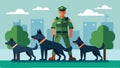 A special showcase of the bases specialized K9 unit demonstrating the incredible capabilities of military dogs and their