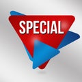Special sign or label Royalty Free Stock Photo