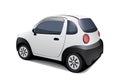 Special Small Car On White Background