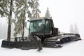 Special snow vehicle - ratrak or snowcat