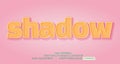 Text effect design, editable text, vector template, easy customize Royalty Free Stock Photo