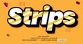 Text effect design, editable text, vector template, easy customize Royalty Free Stock Photo
