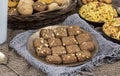 Special Traditional Baked Chocolate Chip Cookies or Biscuits and Nan Khatai