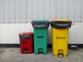 special trash cans or garbage bin for three categories
