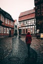 Walking in Quedlinburg, east-germany