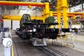 Special wheeled chassis MZKT-79221 16x16 on assembly line of the Minsk Wheel Tractor Plant Royalty Free Stock Photo