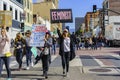 Special Women March event and Protesters around Los Angeles