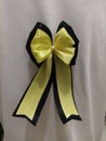 special yellow-black ribbon Cake hampers box, you can make a display on the tree too