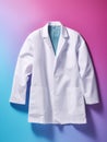 Specialized Lab coat Scientific Tool Vertical Illustration.